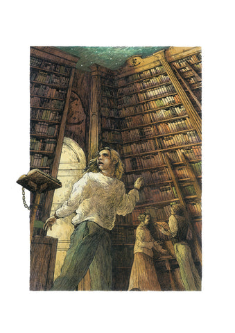 Inkheart - Elinor’s Library - Watercolour