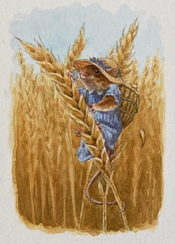 August brings the sheaves of corn - Time for Rhyme