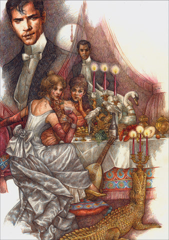 Midnight Dinner by Anne Yvonne Gilbert for The Night Circus