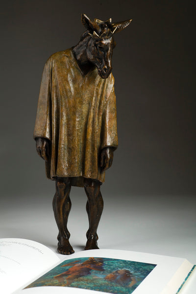 Bottom from A Midsummer Night's Dream - Limited Edition Bronze by Rachel Talbot