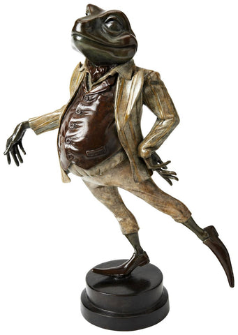Mister Toad - Large Bronze Sculpture by Rachel Talbot