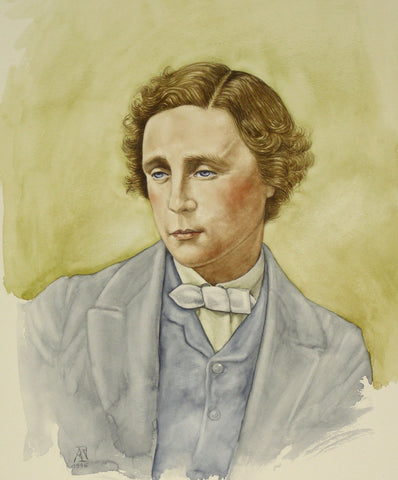 Lewis Carroll - Portrait by Angel Dominguez