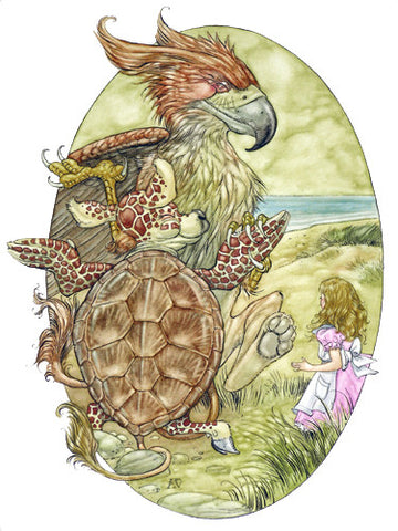 The Mock Turtle and the Griffin - Alice in Wonderland