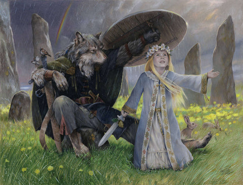 The Shield Maiden by Steve Hutton