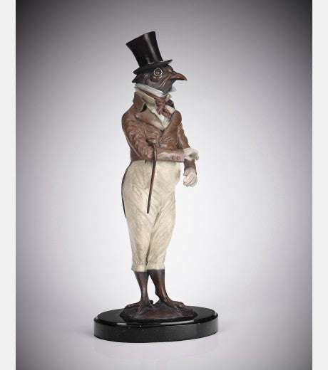 A Sporting Fellow - Limited Edition Bronze by Rachel Talbot