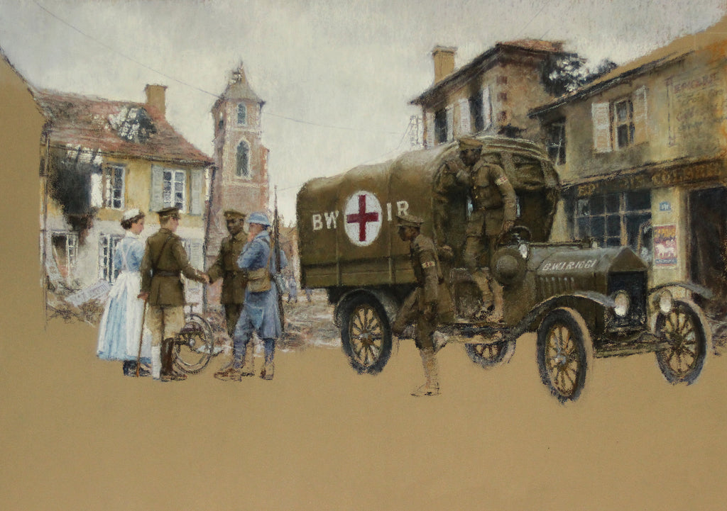 The Red Cross - The Butterfly Lion by Christian Birmingham