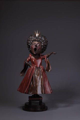 Large version of The Queen of Hearts - Limited Edition Bronze Sculpture