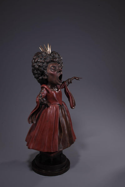 Large version of The Queen of Hearts - Limited Edition Bronze Sculpture