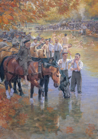 Friedrich led us down to the river to drink - War Horse